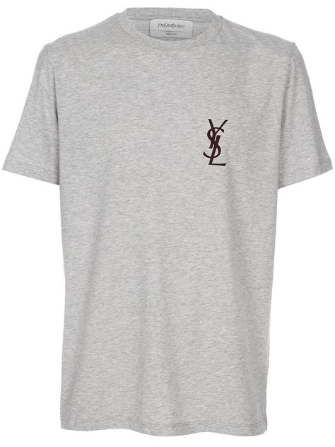 grey ysl t shirt|farfetch st laurent tops.